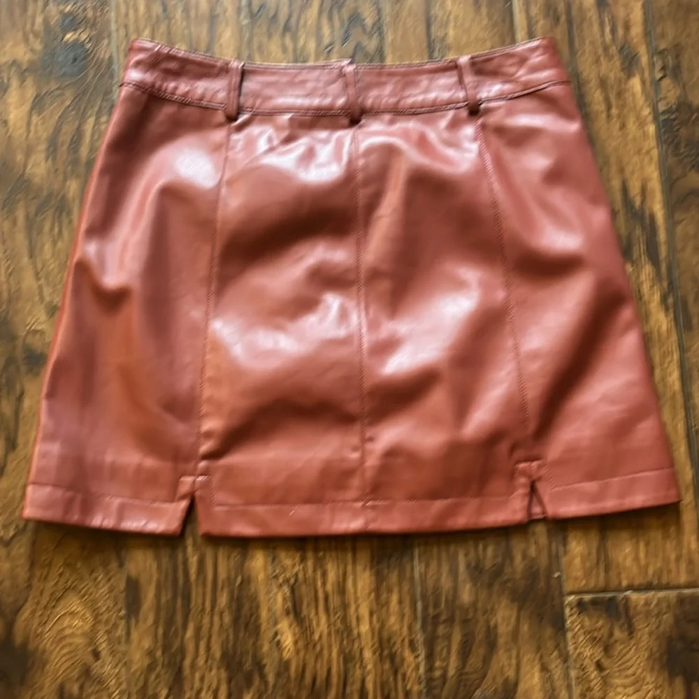 NWT!!  Sam Edelman faux leather skirt, size large - Picture 12 of 13